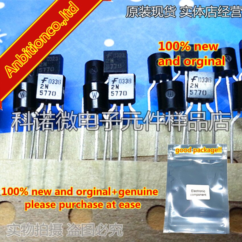 10pcs 100% new and orginal   2N5770 TO-92  NPN RF Transistor 